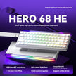 Magnetic Switch Gaming Keyboard - RGB Wired Mechanical Keyboard with Premium Keycaps