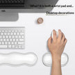 Silicone Keyboard Wrist Rest - Cool Touch Ergonomic Support Pad