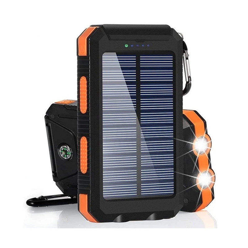 20000mAh Solar Power Bank with Compass - Outdoor Emergency Charger