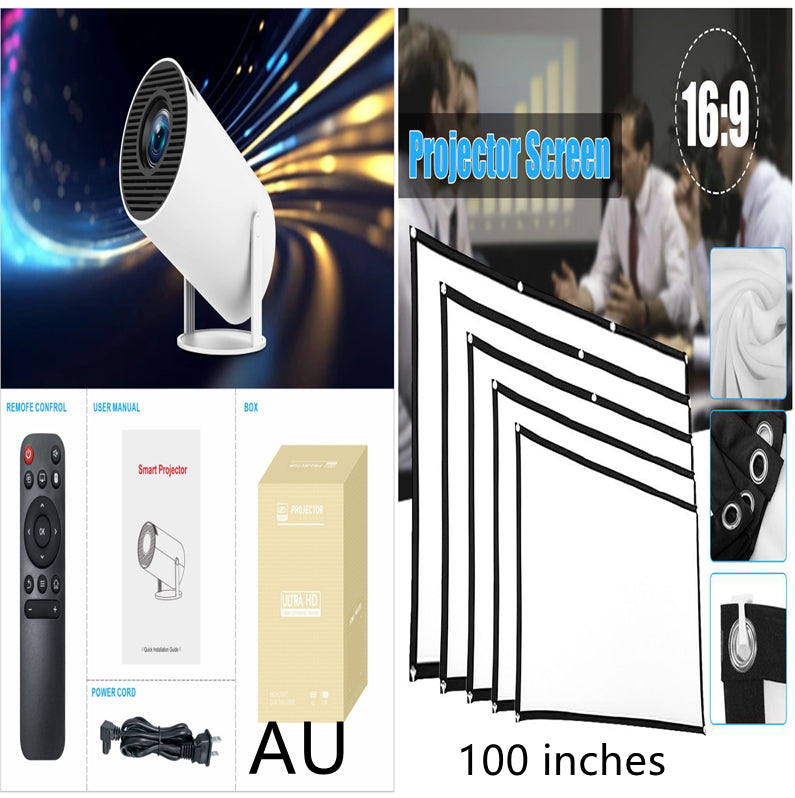 HY300 Pro Projector - Portable Home Theater Entertainment System