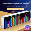 RGB Music Spectrum Clock - LED Audio Visualizer with Digital Display