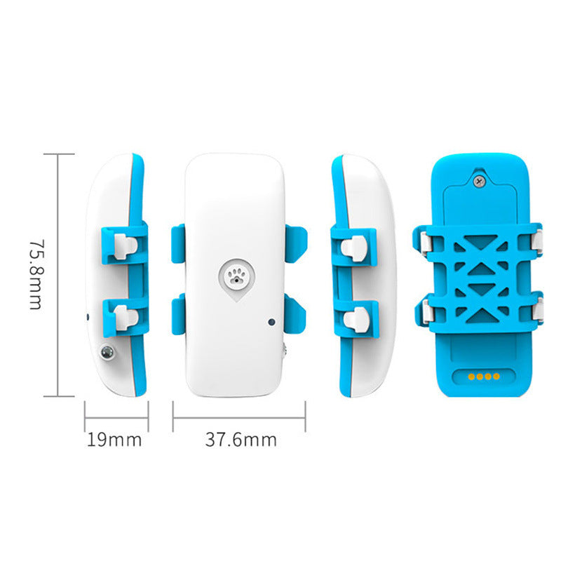 4G GPS Pet Tracker - Waterproof IPX6 Collar Locator with Real-Time Tracking for Dogs and Cats