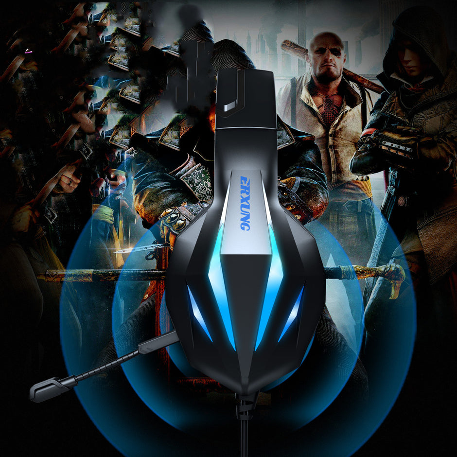 Gaming Headset with RGB Lighting - Wired 50mm Drivers & Mic