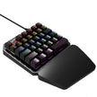 One-Handed Gaming Keyboard - 35 Key Mechanical RGB for PC