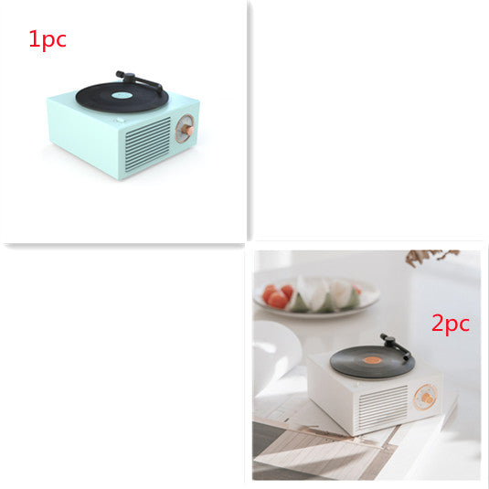 Retro Phonograph Bluetooth Speaker - Vintage Design Wireless Audio
