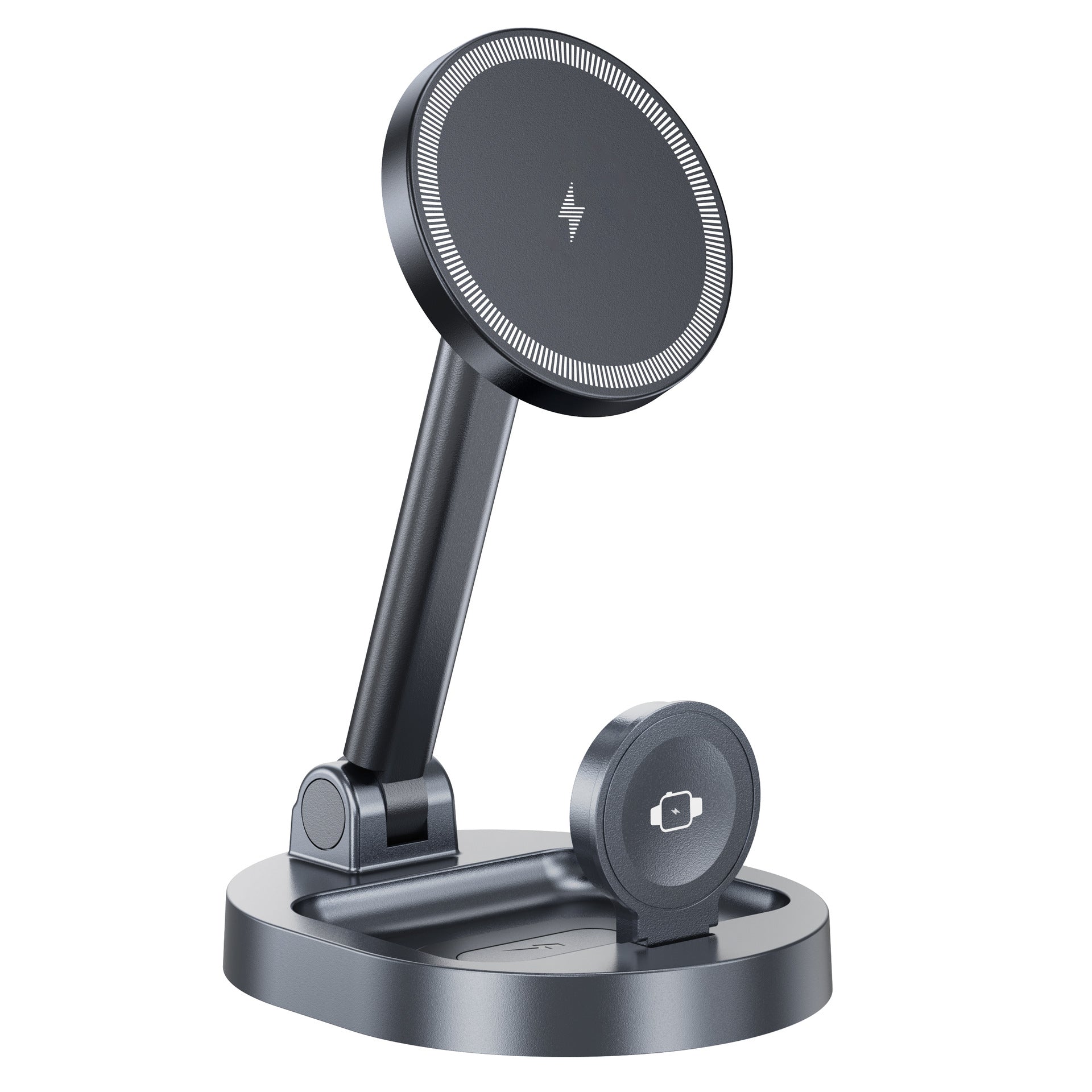 Magnetic 3-in-1 Wireless Charging Stand - iPhone, AirPods & Watch