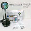 Sunset Projection Lamp - USB LED Night Light | 4 Modes Rainbow Projector for Room Decor & Photography