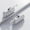 Capsule Power Bank with Built-in Cable - Portable Charger 2000-10000mAh