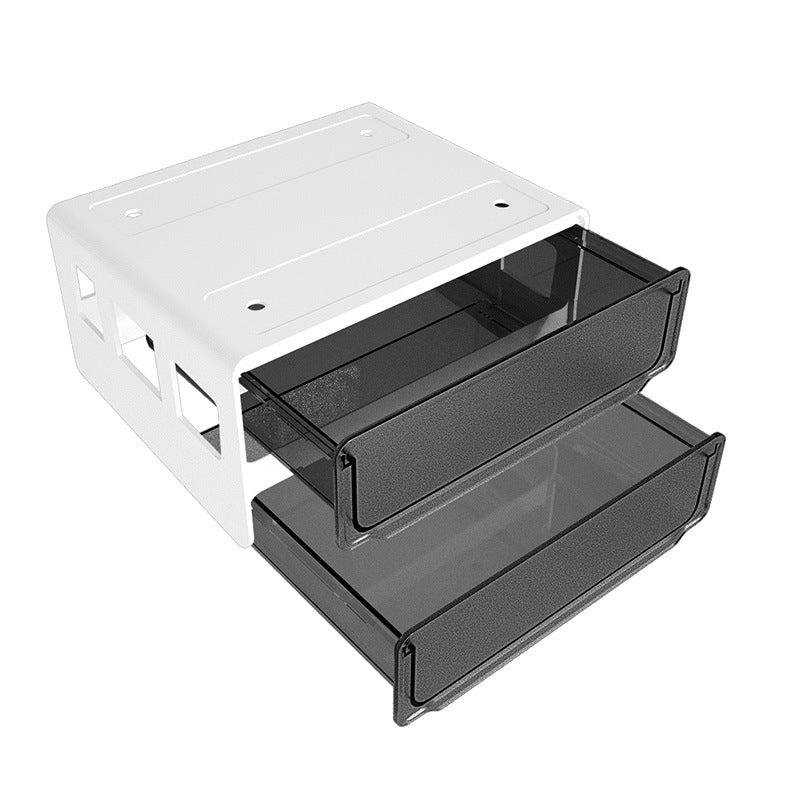 Under Desk Storage Box - Hidden Desktop Drawer Organizer
