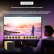 Active Subwoofer - 50W Wall-Mounted 6-Inch Home Theater Bass Speaker