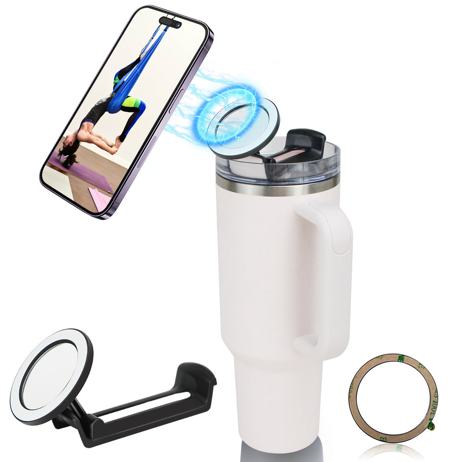 Magnetic Phone Holder for Water Bottle - Universal Cup Mount
