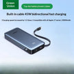 UGREEN 20000mAh Power Bank - 67W-165W Fast Charging with Built-in Cable