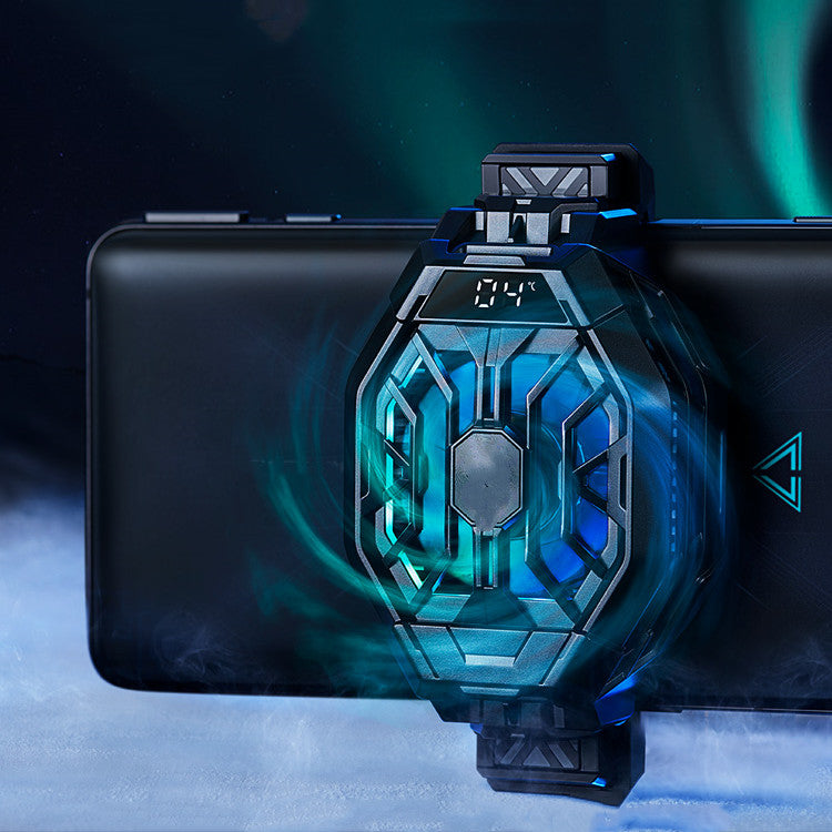 Gaming Phone Cooler - Semiconductor Cooling Fan with RGB Lights