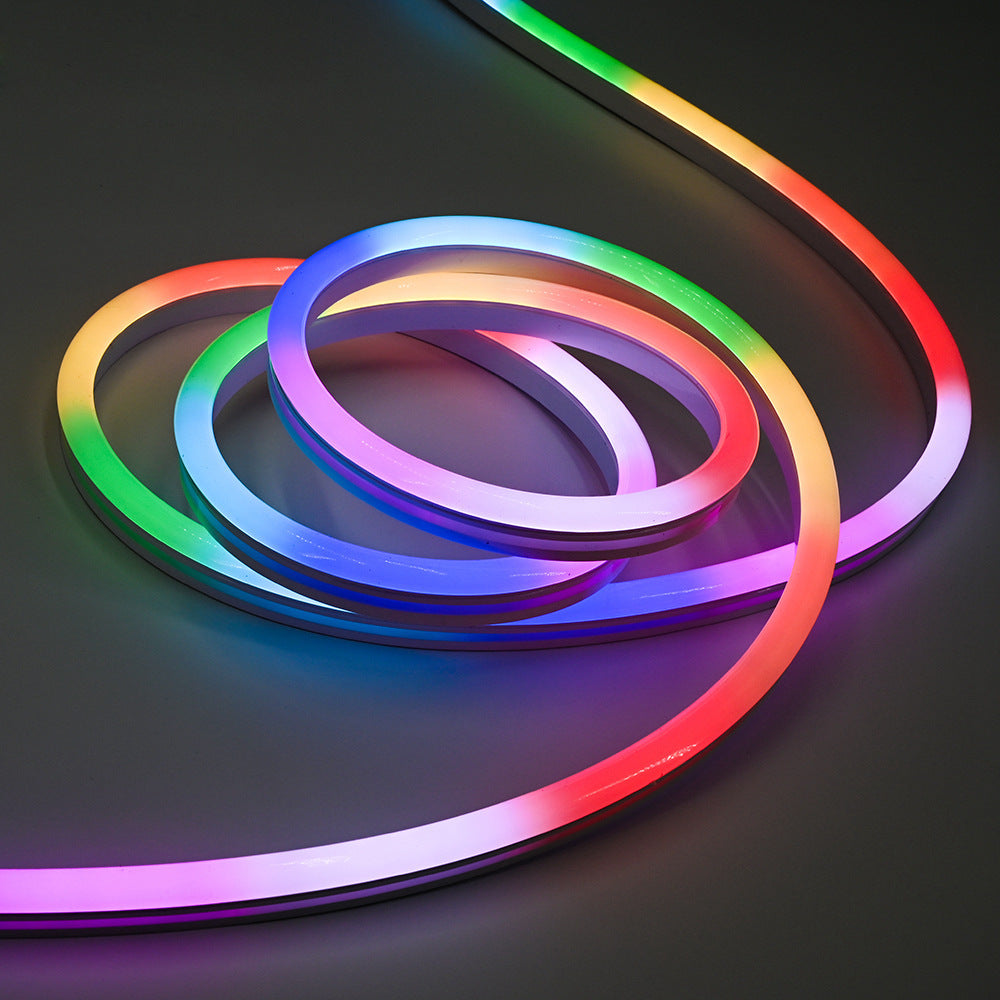 RGB LED Neon Light Strip - Waterproof Smart Music Sync with Voice Control