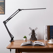LED Desk Lamp - Adjustable Clip-On Work Light with 3 Colors