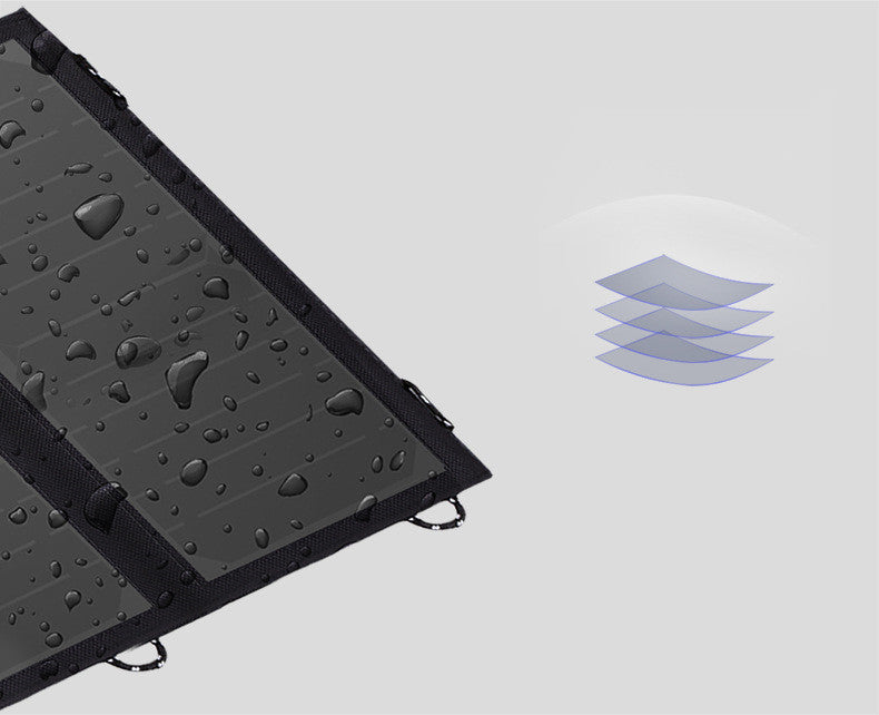 21W Folding Solar Panel Charger - Portable Power with Complete Kit