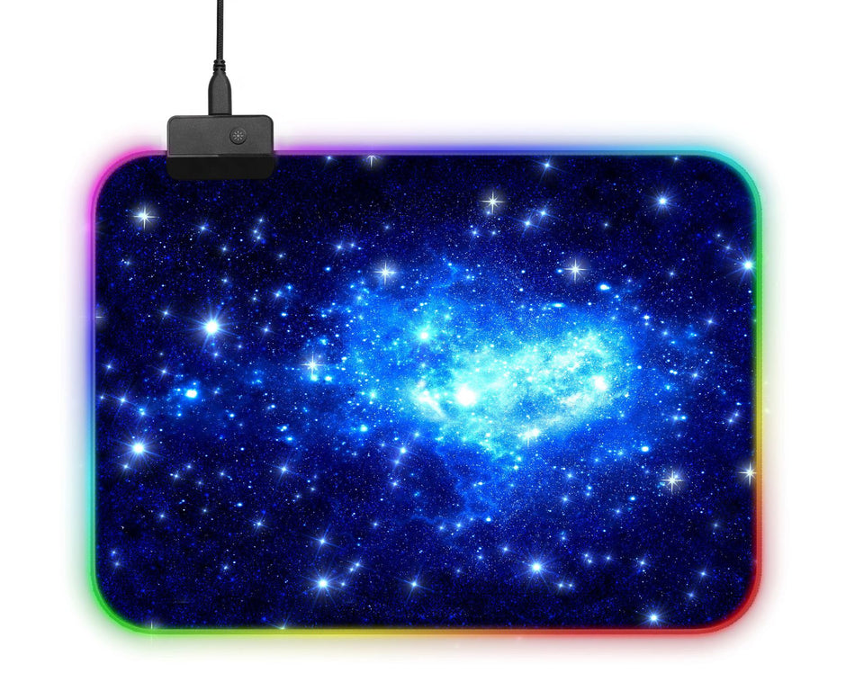 RGB LED Gaming Mouse Pad - Extended Large Desk Mat with 11 Lighting Modes USB Powered