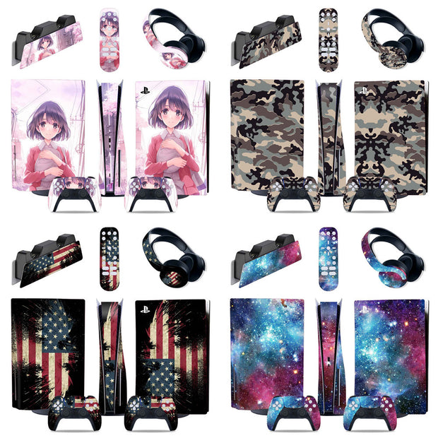 PS5 Skin Sticker Set - Full Body Console & Controller Vinyl Wrap