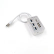 USB 3.0 Hub 4-Port with SD Card Reader - 5Gbps High Speed Data Transfer Splitter