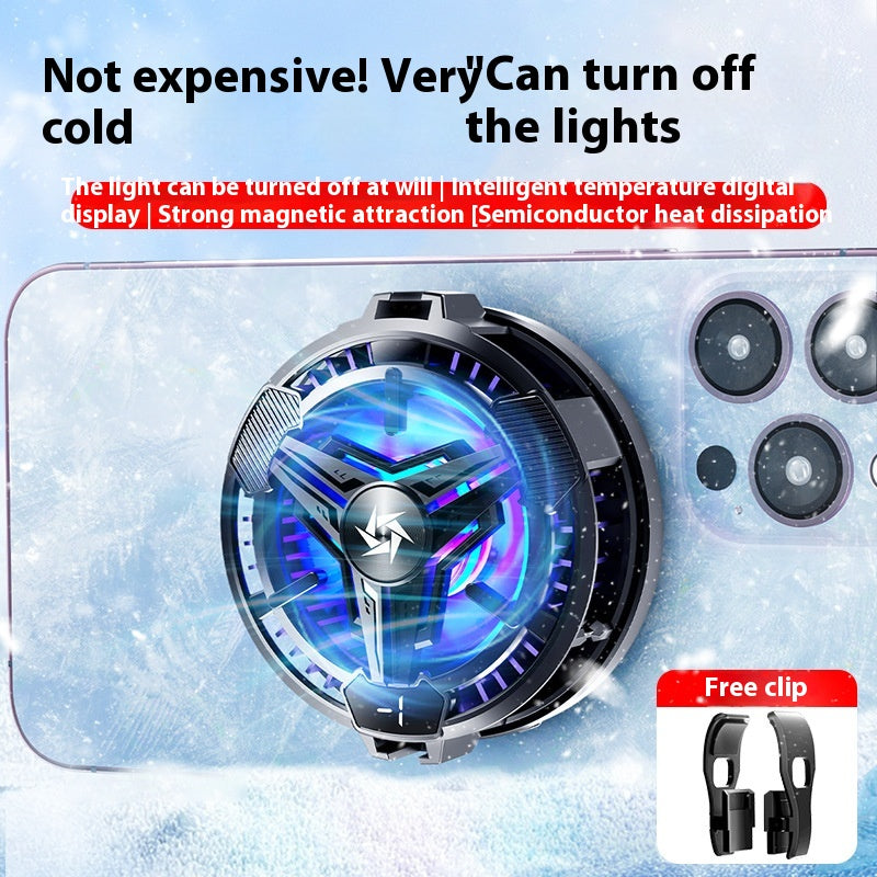 Magnetic Phone Cooler - Semiconductor Radiator with Digital Display