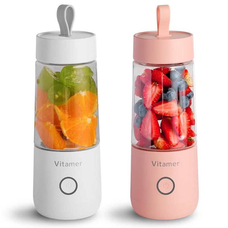 Portable Blender 350ml - USB Rechargeable Personal Smoothie Blender Juicer Cup