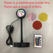 Sunset Projection Lamp - USB LED Night Light | 4 Modes Rainbow Projector for Room Decor & Photography