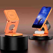 3-in-1 Foldable Wireless Charging Stand - Magnetic Desktop Charger