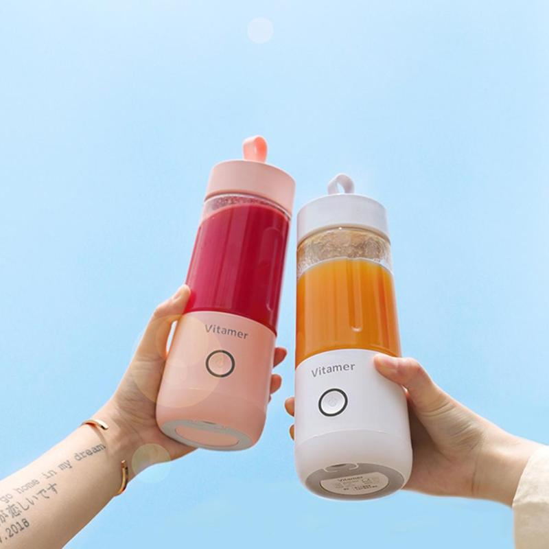 Portable Blender 350ml - USB Rechargeable Personal Smoothie Blender Juicer Cup