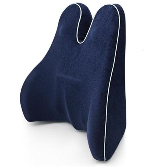 Orthopedic Lumbar Support Cushion - Memory Foam Back Support Pillow