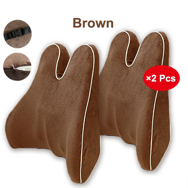 Orthopedic Lumbar Support Cushion - Memory Foam Back Support Pillow