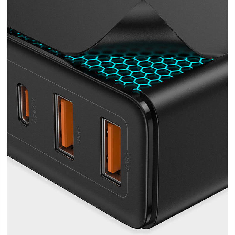 100W GaN Four-Port Fast Charger - Multi-Device USB-C PD Station