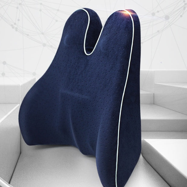 Orthopedic Lumbar Support Cushion - Memory Foam Back Support Pillow