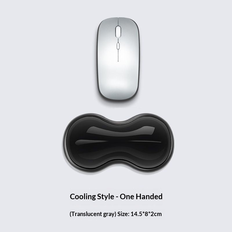 Silicone Keyboard Wrist Rest - Cool Touch Ergonomic Support Pad