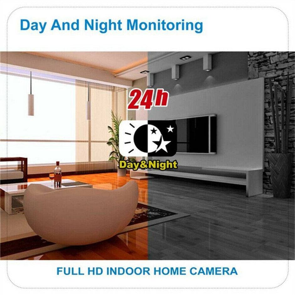 E27 Light Bulb Security Camera - 1080P HD WiFi Smart Camera | 360° View with Night Vision