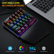 One-Handed Gaming Keyboard - 35 Key Mechanical RGB for PC