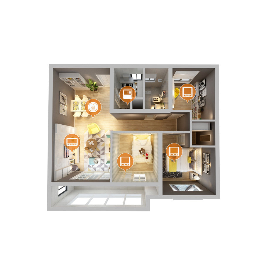 Programmable Floor Heating Thermostat with Remote Control - Hydropower & Electric