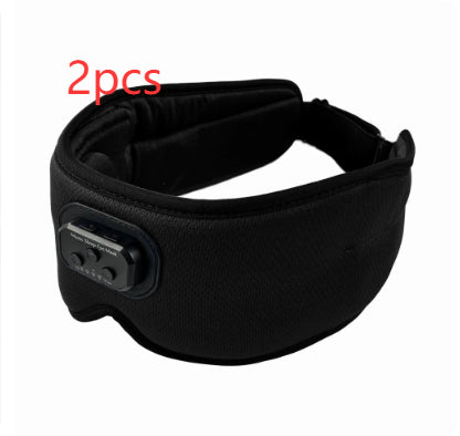 Bluetooth Sleep Mask - 3D Ice Silk with White Noise & Music