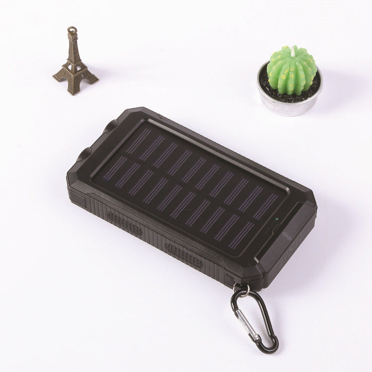 Waterproof Solar Power Bank 20000mAh with Compass - Outdoor Charger