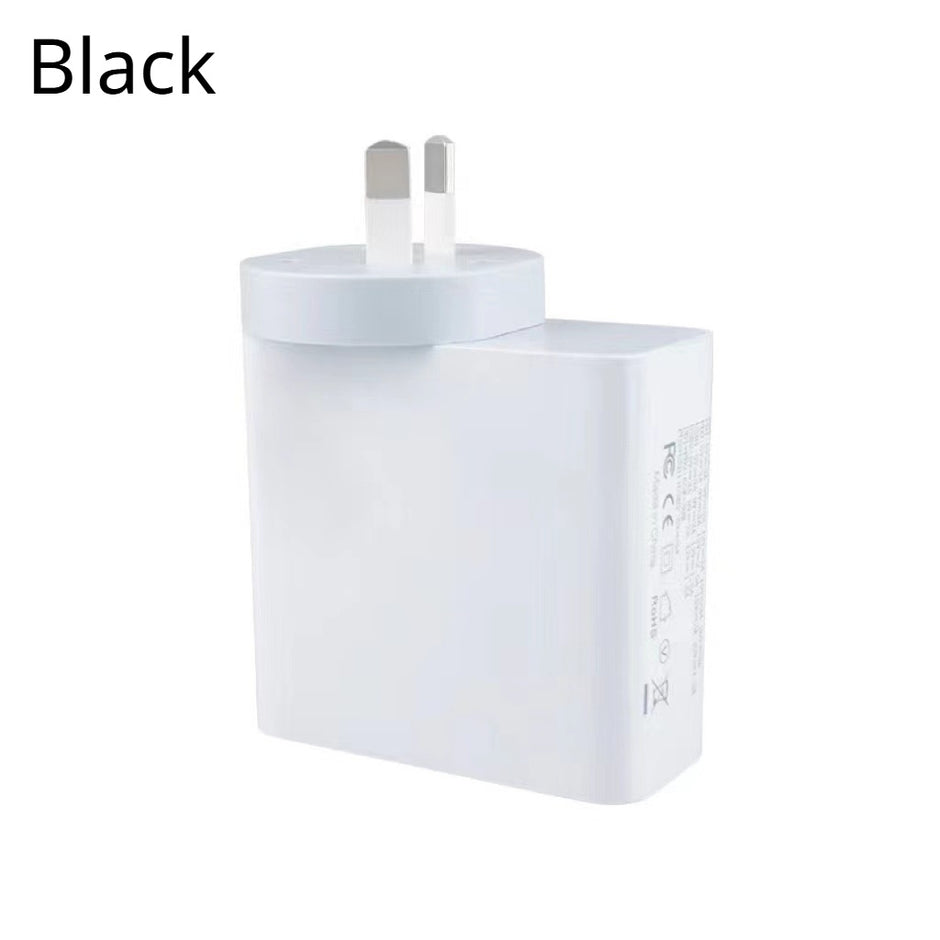 65W GaN Travel Charger - USB-C PD with US Plug Adapter
