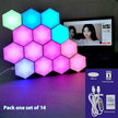 Modular RGB Wall Light Panels - App Controlled Gaming Atmosphere Lighting