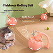 Smart Interactive Cat Toy Ball - USB Rechargeable Self-Rolling Automatic Pet Toy with Obstacle Avoidance