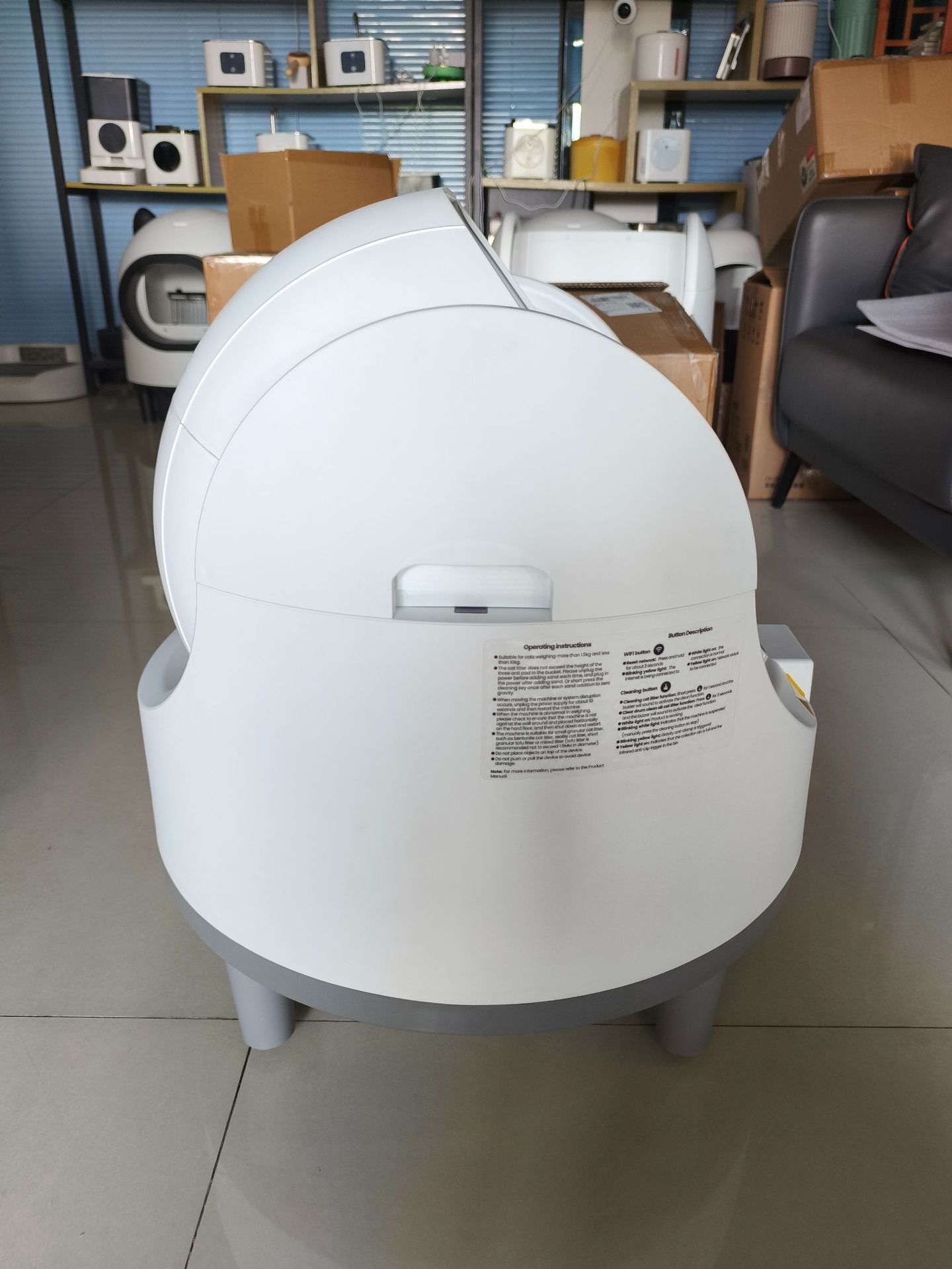 Smart Automatic Cat Litter Box - APP Control Self-Cleaning with Air Purification System