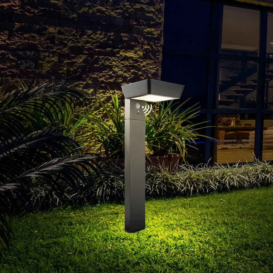 Solar Pathway Lights - LED Landscape Path Lights with Motion Sensor | Dusk to Dawn Outdoor Lighting