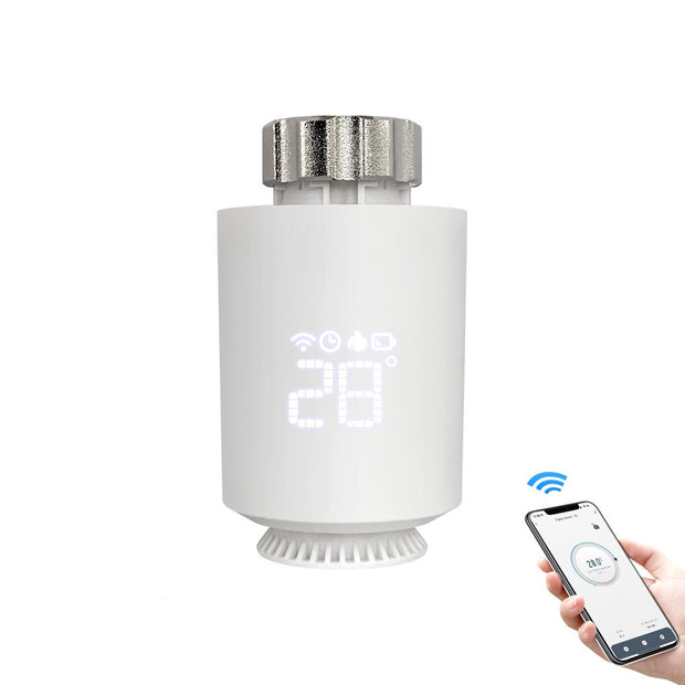 Smart Radiator Valve - WiFi Thermostat with APP & Voice Control | Alexa & Google Compatible