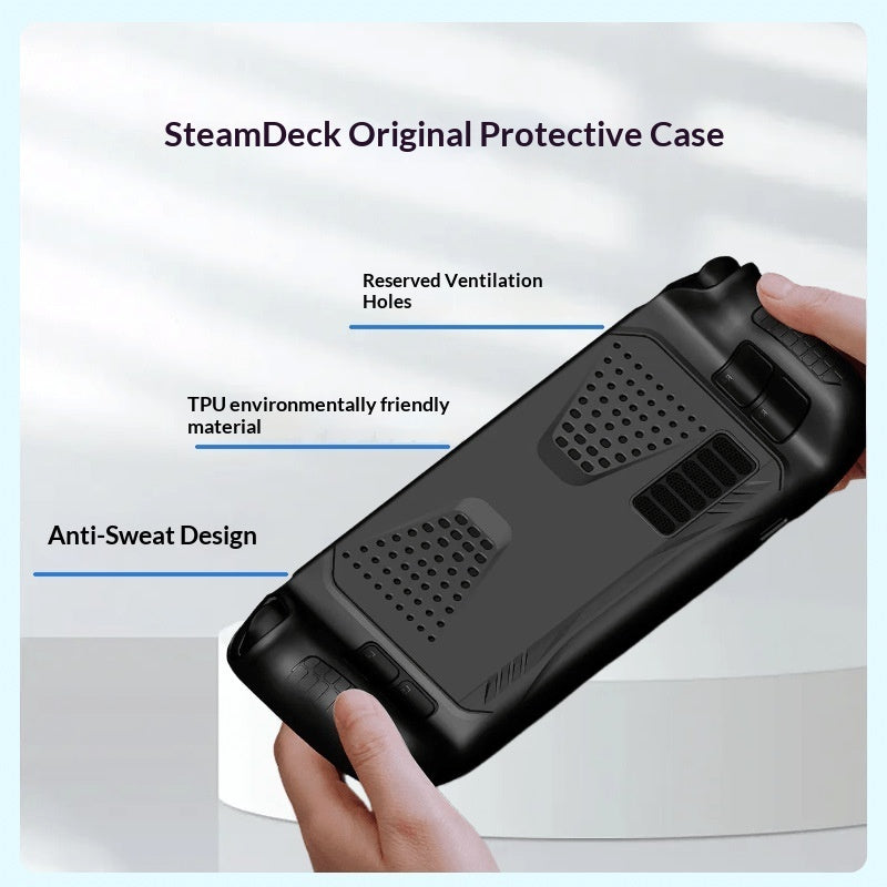 Steam Deck Protective Case - Soft Silicone TPU Cover
