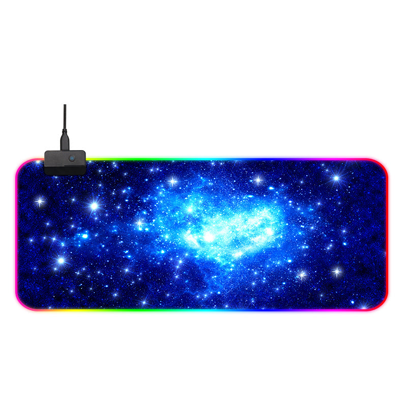 RGB LED Gaming Mouse Pad - Extended Large Desk Mat with 11 Lighting Modes USB Powered