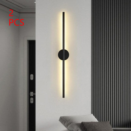 LED Strip Wall Light - Modern Minimalist Ceiling Light with Remote