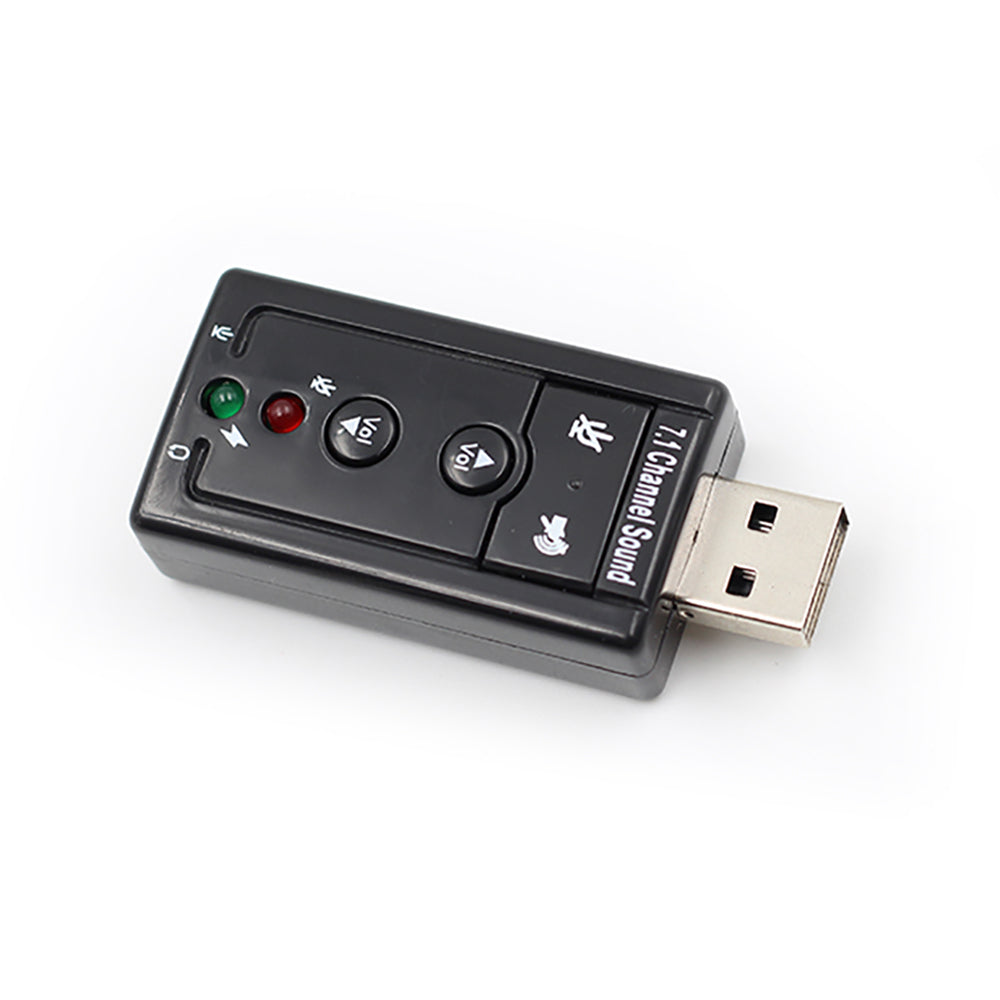 USB 7.1 Sound Card - External Audio Adapter for PC & Laptop