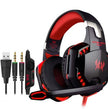 Wired Gaming Headset - Surround Sound with Mic for PC PS4 Xbox
