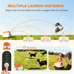 Automatic Dog Ball Launcher - Rechargeable Fetch Machine with Remote Control for Medium to Large Dogs